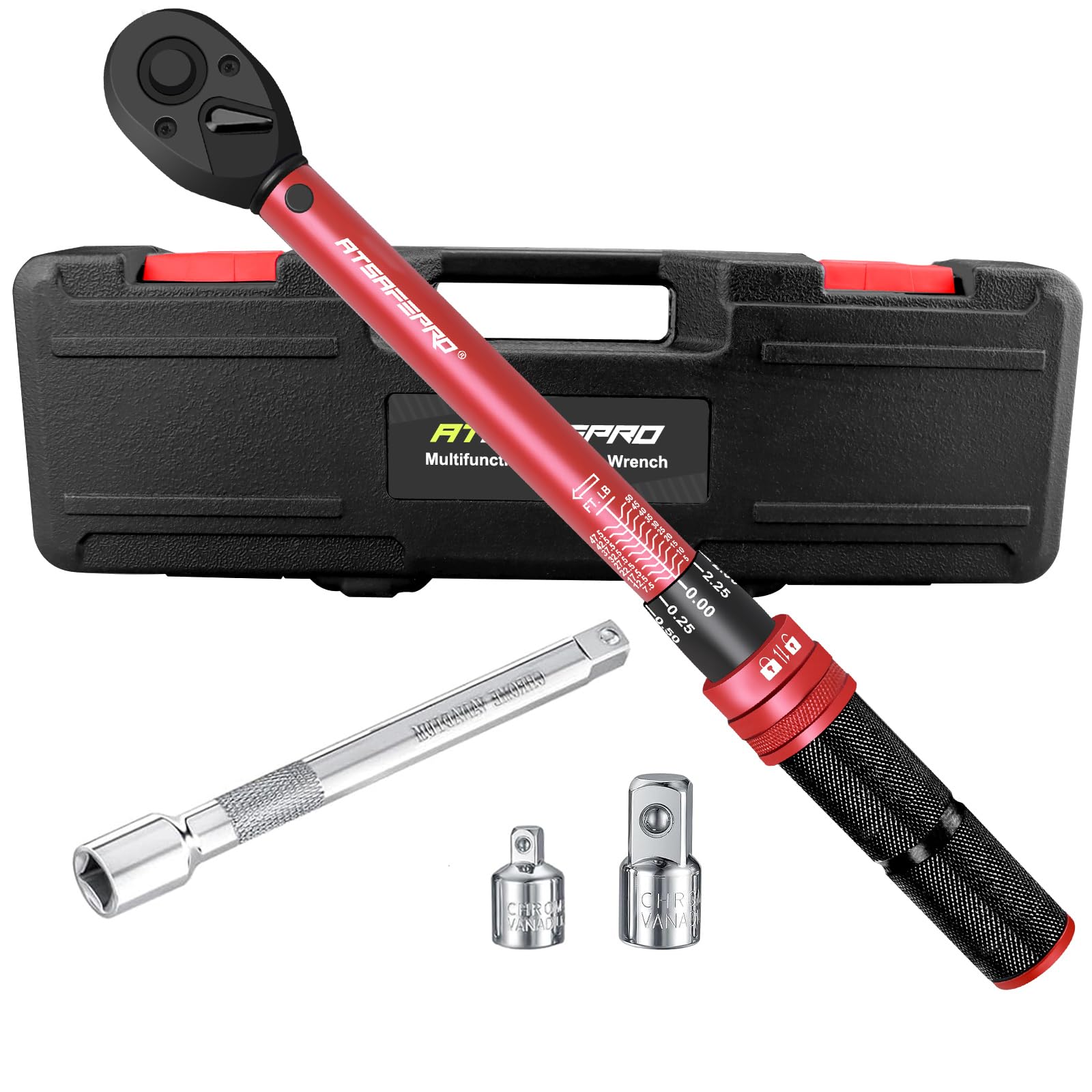 スポーツ・フィットネス TAKAOS TOP GUN TECHNIQUE8,9,10 ATsafepro 3/8-Inch Drive Click Torque Wrench,Dual-Direction